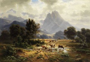 山の風景